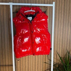 Red Puffer Vest